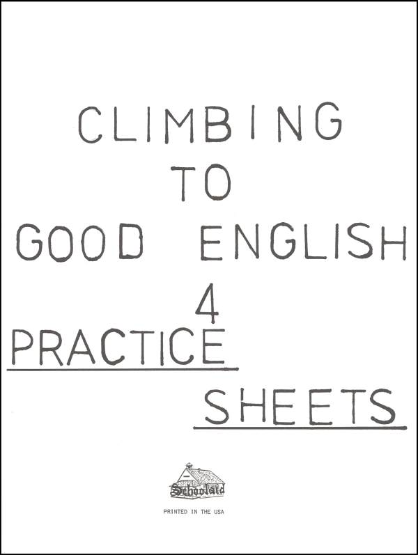 Climbing to Good English Grade 4 Practice Sheets Schoolaid