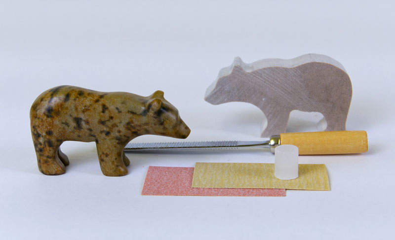 Soapstone Carving Kit - Bear | Studiostone Creative