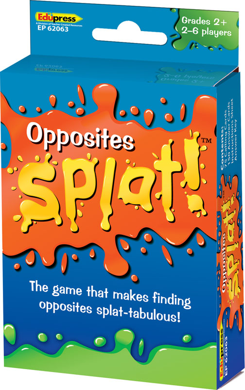 Opposites Splat! Card Game
