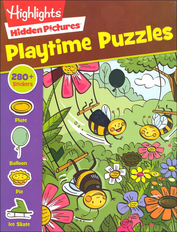 Sticker Hidden Pictures: Playtime Puzzles