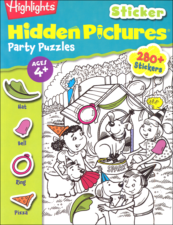 Sticker Hidden Pictures: Party Puzzles