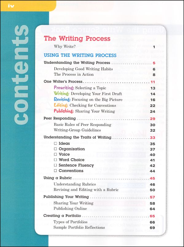 Write Source (2009) Student Book Grade 6 Great Source 9780669009019