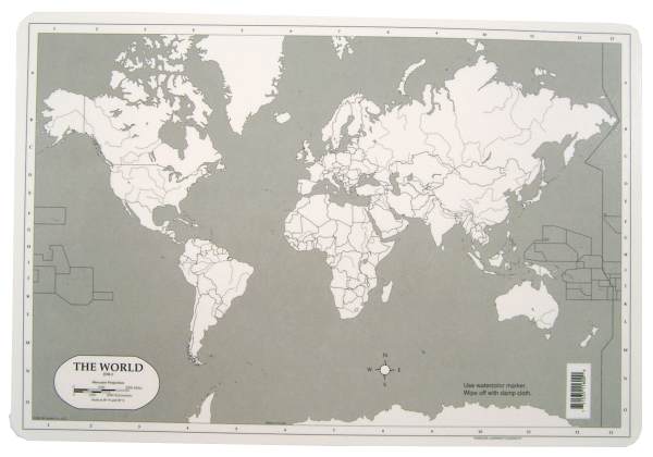 World Placemat M Ruskin Company   031105i1 