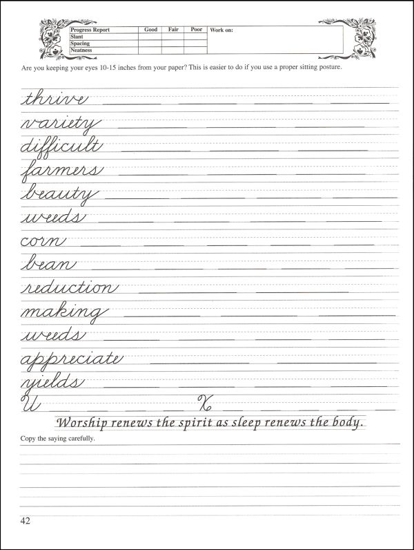 Pentime Cursive Grade 8 | Pentime Publishers