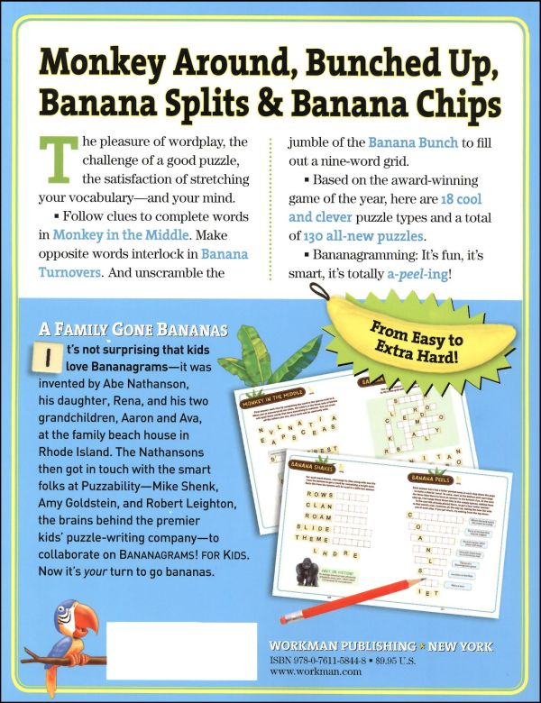 Bananagrams! For Kids | Workman Publishing Company | 9780761158448