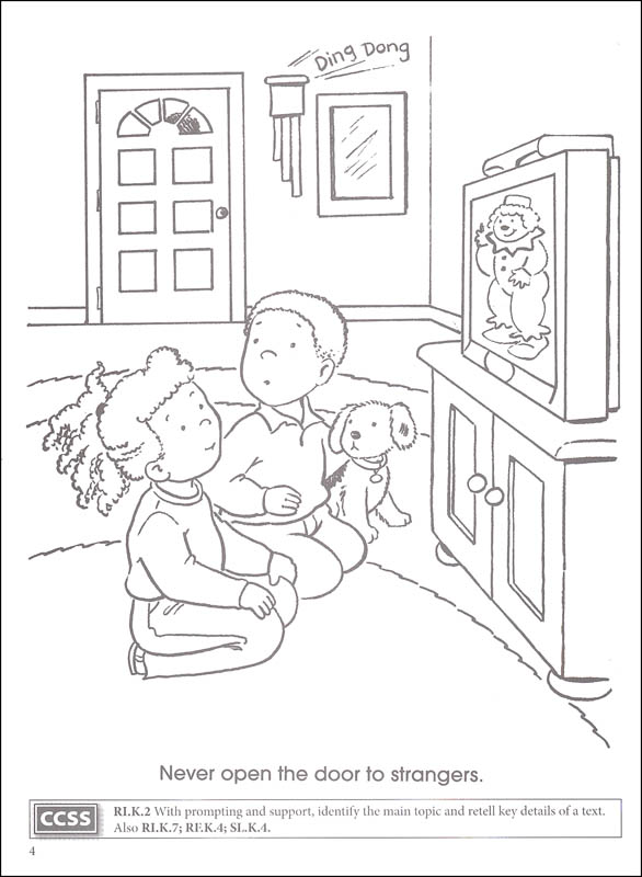 Safety First Coloring Book (Boost Series) | Dover Publications
