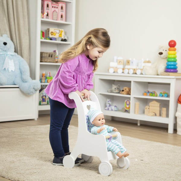 Year Old Melissa Doug Mine To Love Wooden Play Stroller For