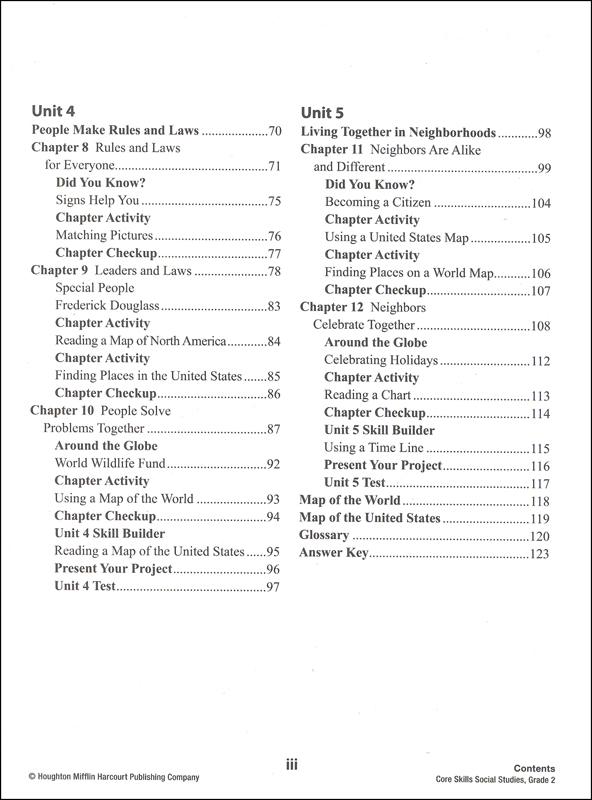 Core Skills Social Studies 2014 Grade 2 SteckVaughn 9780544268623