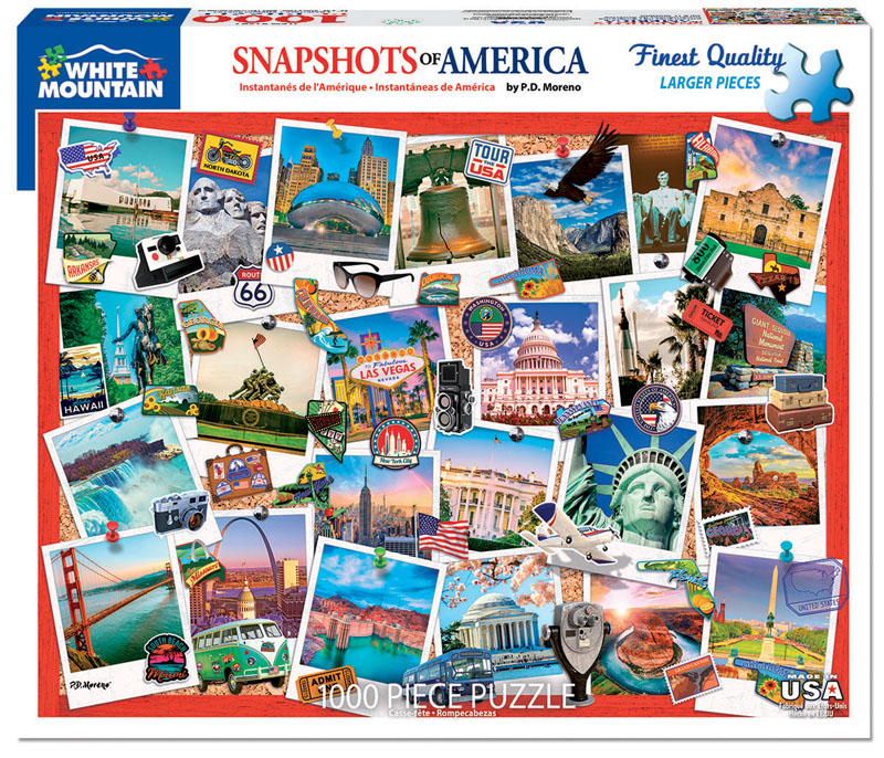 Snapshots of America Jigsaw Puzzle (1000 Piece)