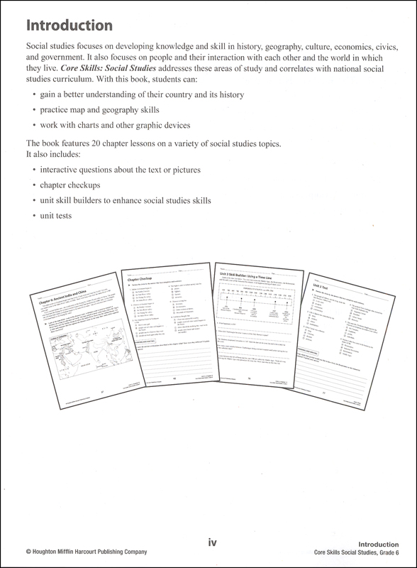 Core Skills Social Studies 2014 Grade 6 SteckVaughn 9780544267640