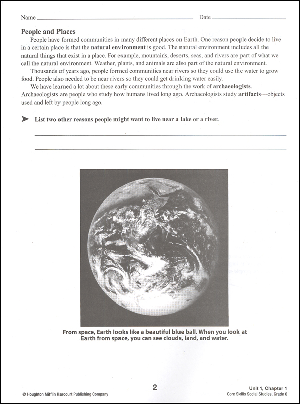 Core Skills Social Studies 2014 Grade 6 SteckVaughn 9780544267640