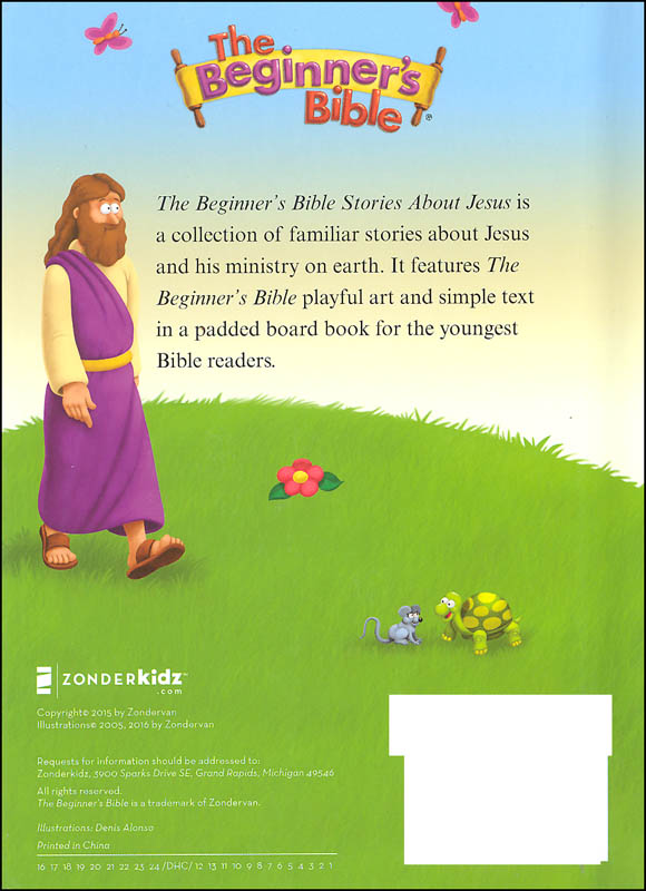 Beginner's Bible Stories About Jesus Zonderkidz 9780310756101