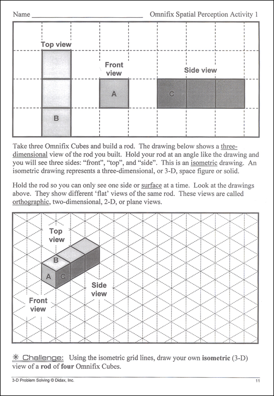 3D Problem Solving With Omnifix Cubes Didax 9781583240427