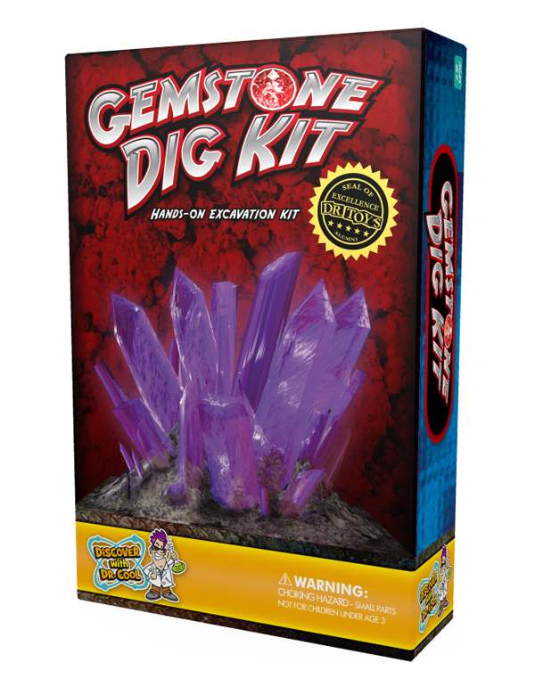 gemstone excavation kit science by me