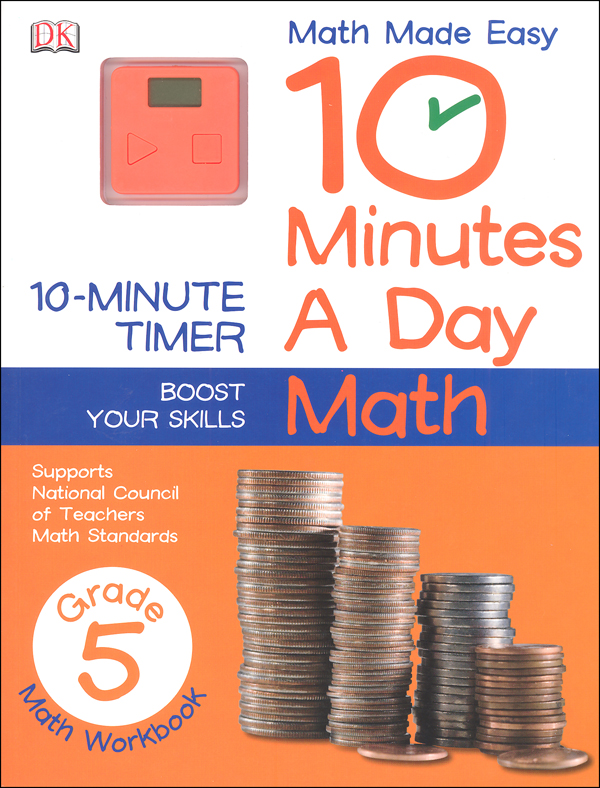 10 minutes a day math fifth grade dorling kindersley 9781465402301