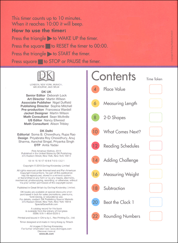 10 Minutes a Day: Math Fourth Grade | Dorling Kindersley | 9781465402295