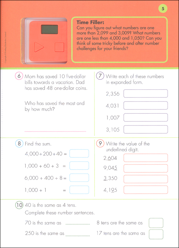 10 Minutes a Day: Math Fourth Grade | Dorling Kindersley | 9781465402295