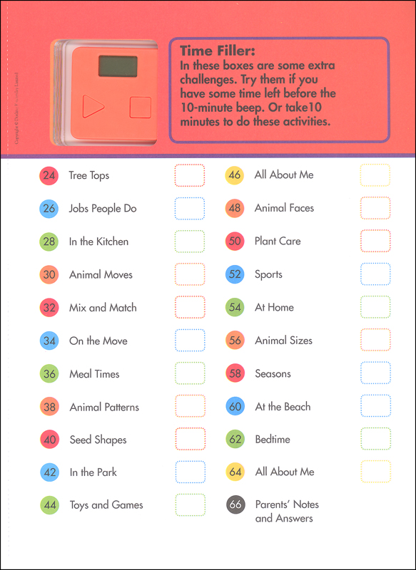 10 Minutes a Day Math Kindergarten Dorling Kindersley 9781465402325