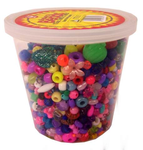 Bucket O' Beads Multi-Mix with Elastic Thread 12 oz. | Hygloss