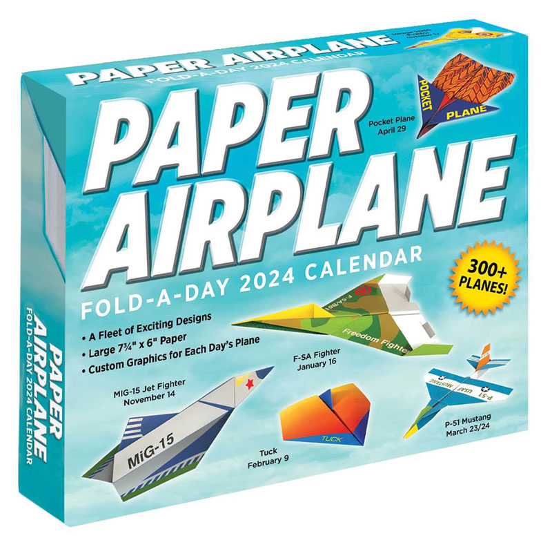 Paper Airplane Fold-A-Day 2023 Calendar