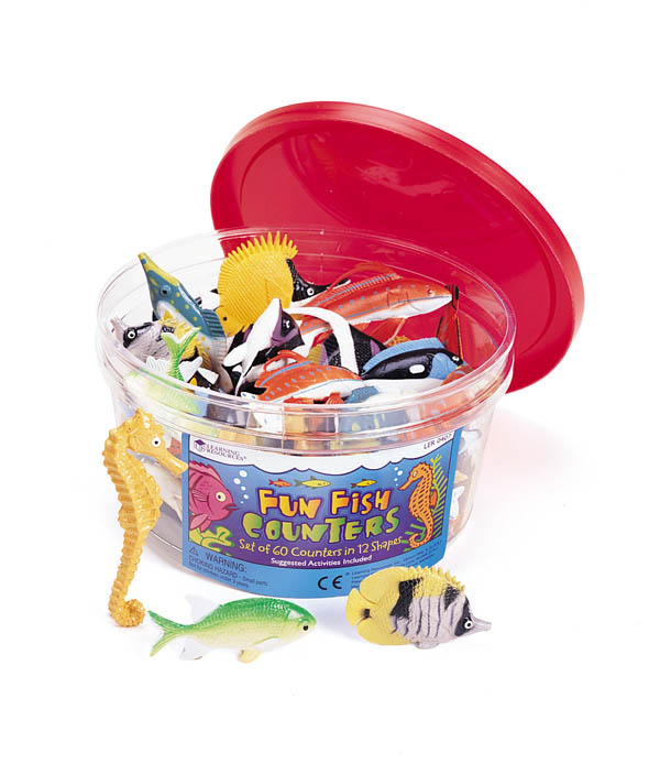 Fun Fish Counters Set of 60 Learning Resources