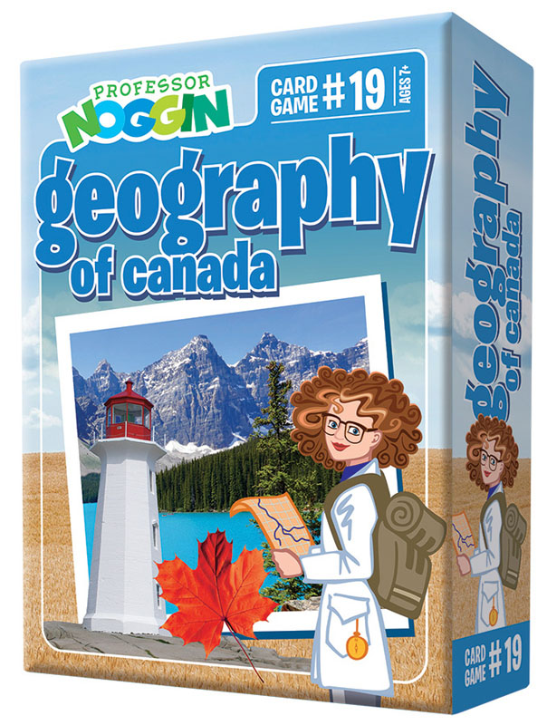 Prof Noggin's Geography of Canada Card Game