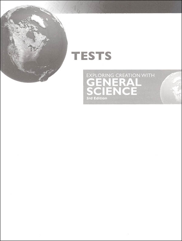 Exploring Creation with General Science Test Pages 3rd Edition ...