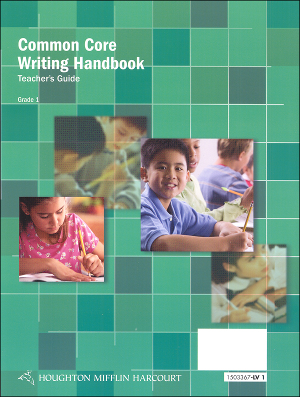 Writing Handbook Teacher's Guide Grade 1 | Houghton Mifflin School ...