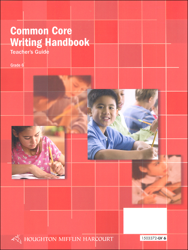 Writing Handbook Teacher's Guide Grade 6 | Houghton Mifflin School ...