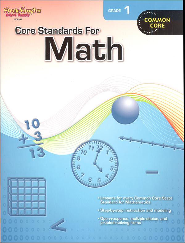 Core Standards For Math Grade 1 Steck Vaughn 9780547878195
