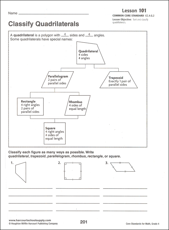 Core Standards Math Worksheet 4 8