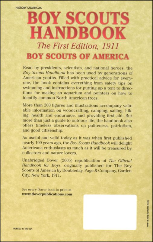 Boy Scouts Handbook: 1911 | Dover Publications | 9780486439914