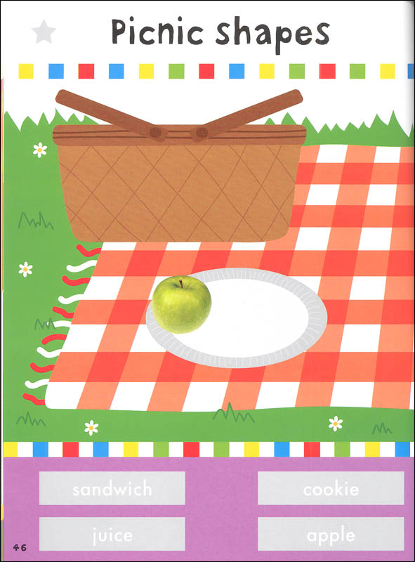 First Numbers, Colors, Shapes Sticker Book Priddy Books 9780312520632