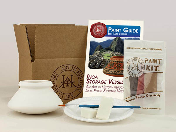 Inca Empire - Food Storage Vessel (Hands on History Pottery Kit)
