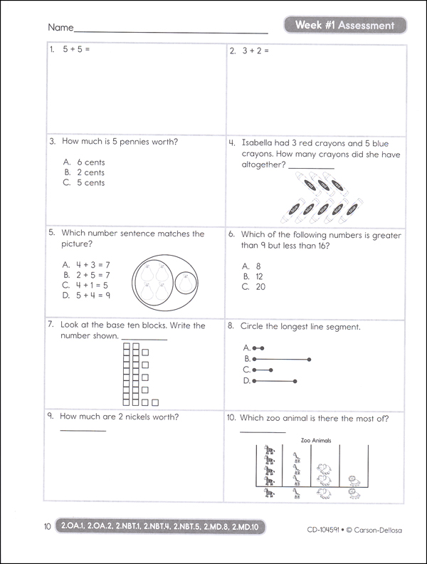 Math 4 Today Grade 2 (Common Core) | Frank Schaffer Publications