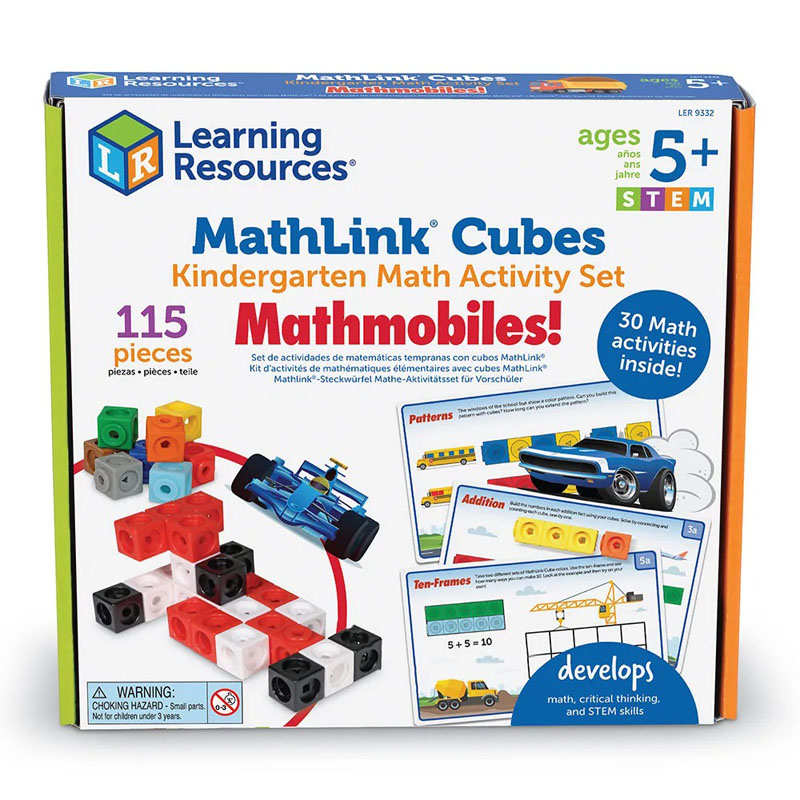 Mathlink Cubes Kindergarten Math Activity Set: Mathmobiles! 