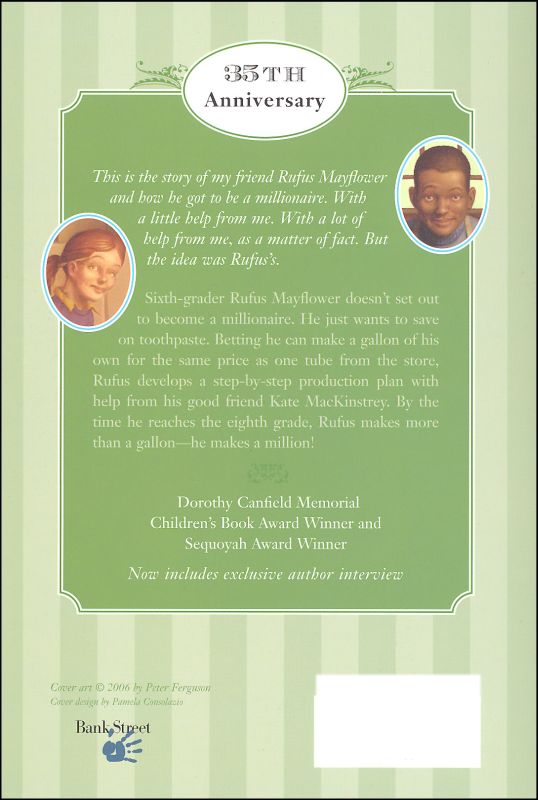 Toothpaste Millionaire Houghton Mifflin 9780618759255