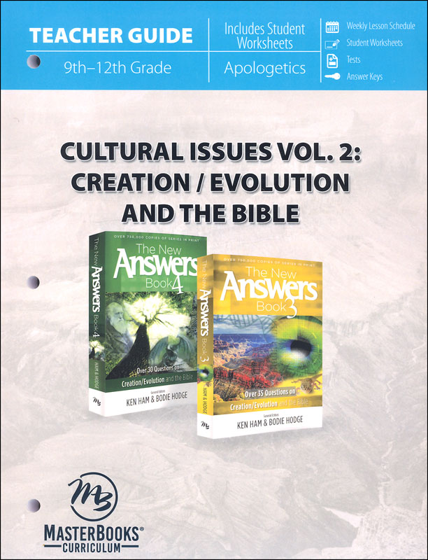 Cultural Issues Volume 2: Creation & the Bible Teacher Guide