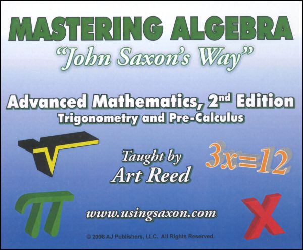 Mastering Algebra - Advanced Mathematics: Trigonometry and Pre-Calculus 2nd Edition DVD