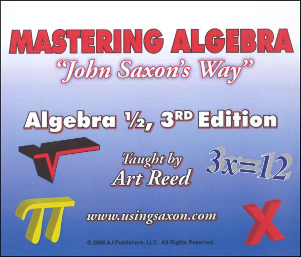 Mastering Algebra - Algebra 1/2 3rd Edition DVD