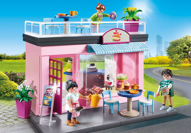 playmobil splish splash cafe