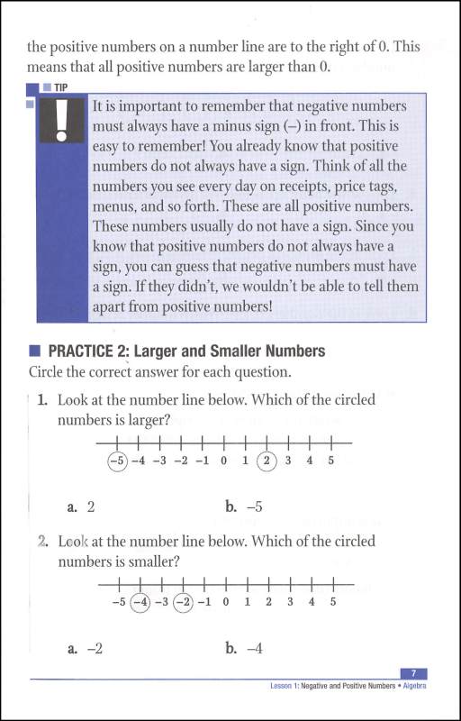 Power Basics Algebra Student Book (2005 Edition) Walch Education