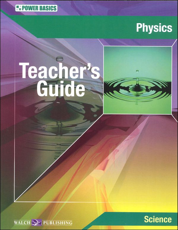 Physics Teachers Guide Power Basics Walch Education 9780825156465 7754