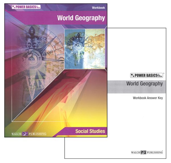 World Geography Student Workbook And Answer Key Walch Publishing 9780825156748