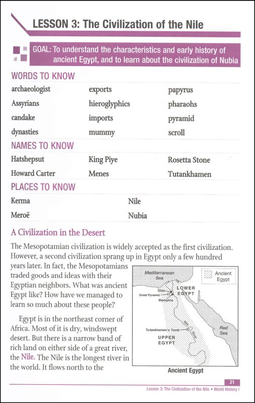 World History I Student Book (Power Basics) Walch Publishing 9780825156793