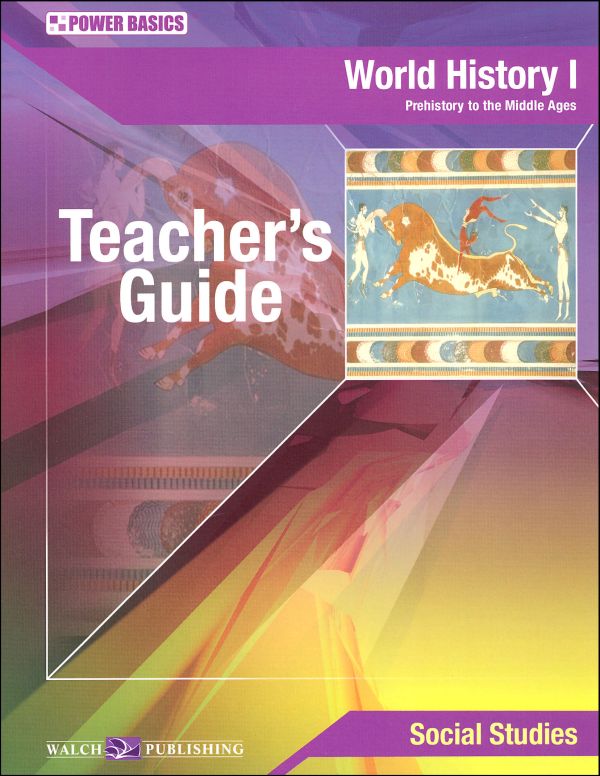 World History I Teacher's Guide (Pwr Basics) Walch Publishing 9780825156823