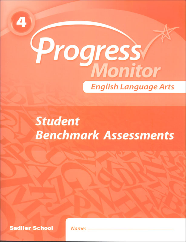 Progress Monitor English Language Arts Student Benchmark Assessments Booklet Grade 4