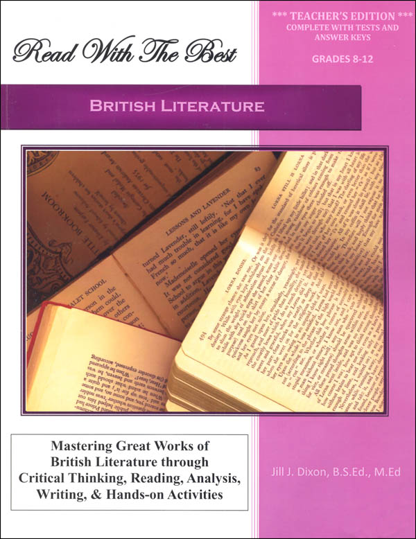Read with the Best: British Literature Teacher Edition