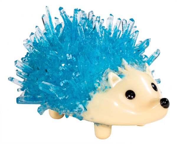 crystal hedgehog figurine