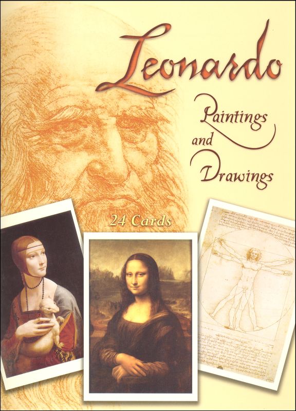 Leonardo Paintings & Drawings 24 postcards